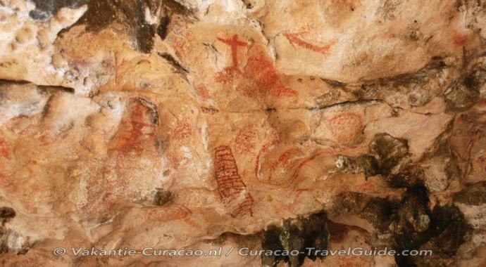 Cave drawings made by Indians